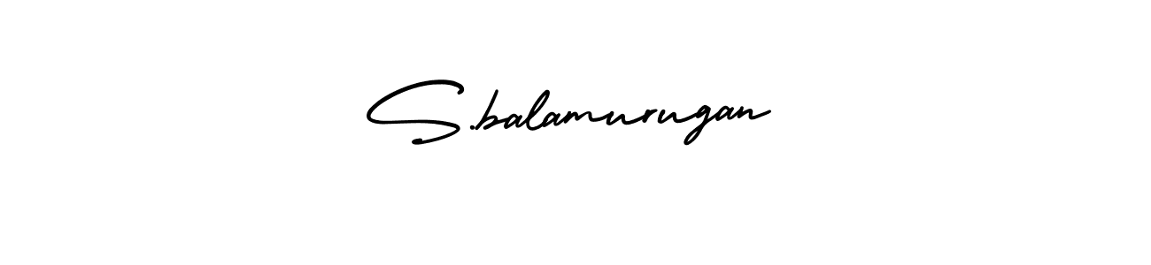 S.balamurugan stylish signature style. Best Handwritten Sign (AmerikaSignatureDemo-Regular) for my name. Handwritten Signature Collection Ideas for my name S.balamurugan. S.balamurugan signature style 3 images and pictures png