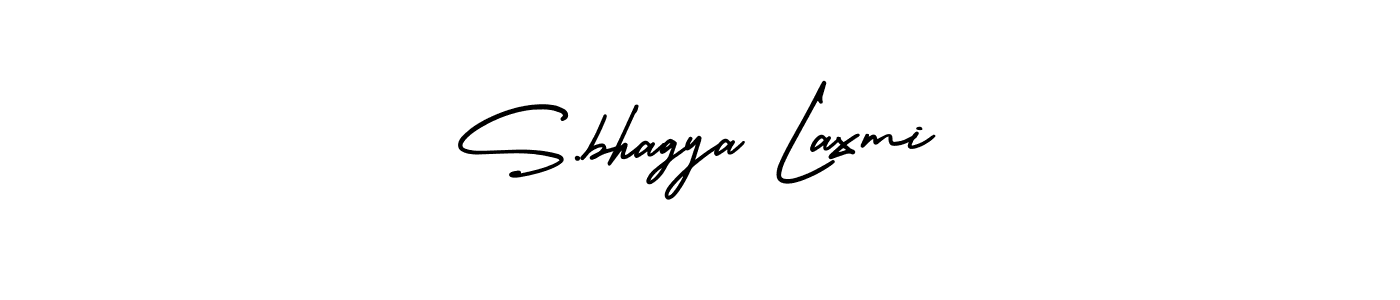 How to make S.bhagya Laxmi signature? AmerikaSignatureDemo-Regular is a professional autograph style. Create handwritten signature for S.bhagya Laxmi name. S.bhagya Laxmi signature style 3 images and pictures png