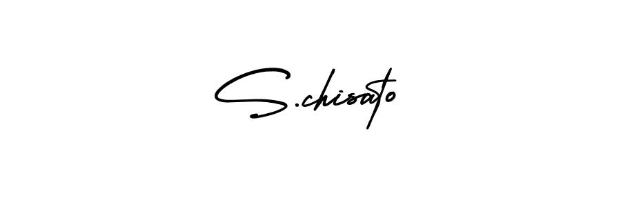 AmerikaSignatureDemo-Regular is a professional signature style that is perfect for those who want to add a touch of class to their signature. It is also a great choice for those who want to make their signature more unique. Get S.chisato name to fancy signature for free. S.chisato signature style 3 images and pictures png