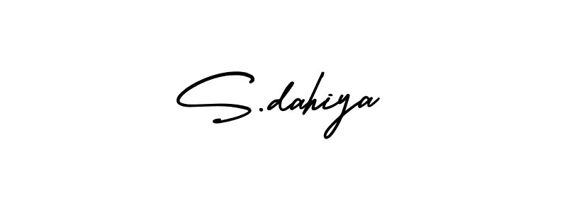 Also You can easily find your signature by using the search form. We will create S.dahiya name handwritten signature images for you free of cost using AmerikaSignatureDemo-Regular sign style. S.dahiya signature style 3 images and pictures png