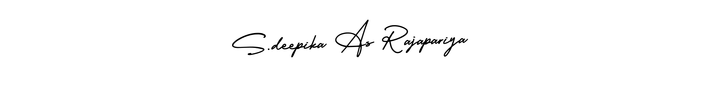 S.deepika As Rajapariya stylish signature style. Best Handwritten Sign (AmerikaSignatureDemo-Regular) for my name. Handwritten Signature Collection Ideas for my name S.deepika As Rajapariya. S.deepika As Rajapariya signature style 3 images and pictures png