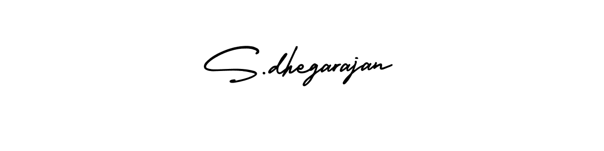 Create a beautiful signature design for name S.dhegarajan. With this signature (AmerikaSignatureDemo-Regular) fonts, you can make a handwritten signature for free. S.dhegarajan signature style 3 images and pictures png