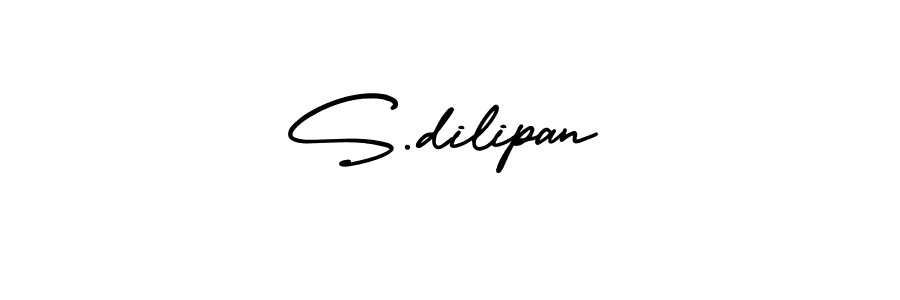 How to make S.dilipan signature? AmerikaSignatureDemo-Regular is a professional autograph style. Create handwritten signature for S.dilipan name. S.dilipan signature style 3 images and pictures png