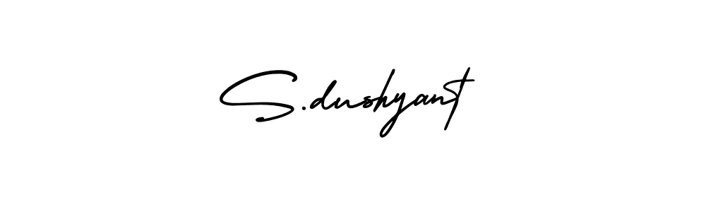Similarly AmerikaSignatureDemo-Regular is the best handwritten signature design. Signature creator online .You can use it as an online autograph creator for name S.dushyant. S.dushyant signature style 3 images and pictures png