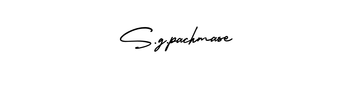 Create a beautiful signature design for name S.g.pachmase. With this signature (AmerikaSignatureDemo-Regular) fonts, you can make a handwritten signature for free. S.g.pachmase signature style 3 images and pictures png