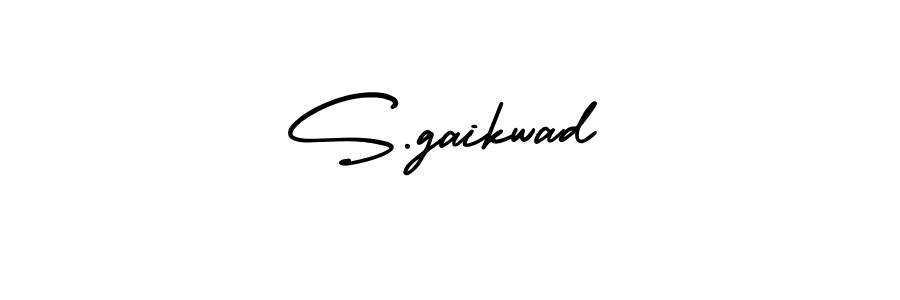 How to Draw S.gaikwad signature style? AmerikaSignatureDemo-Regular is a latest design signature styles for name S.gaikwad. S.gaikwad signature style 3 images and pictures png