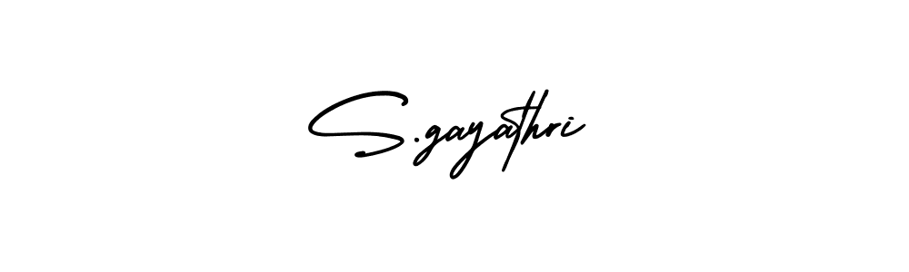 The best way (AmerikaSignatureDemo-Regular) to make a short signature is to pick only two or three words in your name. The name S.gayathri include a total of six letters. For converting this name. S.gayathri signature style 3 images and pictures png