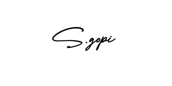 Best and Professional Signature Style for S.gopi. AmerikaSignatureDemo-Regular Best Signature Style Collection. S.gopi signature style 3 images and pictures png