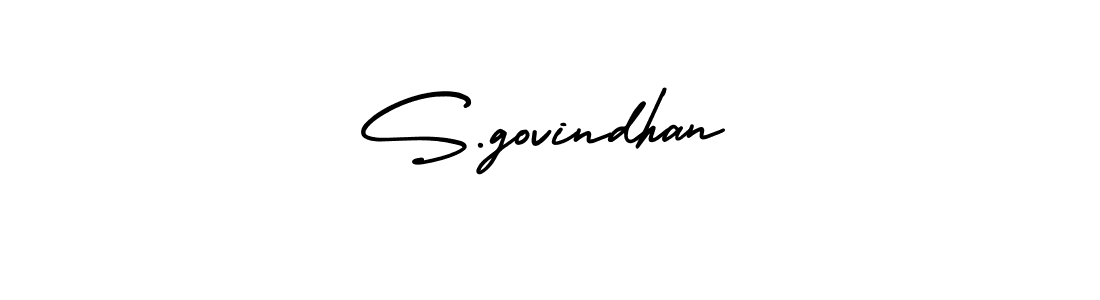 Also You can easily find your signature by using the search form. We will create S.govindhan name handwritten signature images for you free of cost using AmerikaSignatureDemo-Regular sign style. S.govindhan signature style 3 images and pictures png