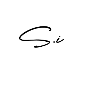 Make a beautiful signature design for name S.i. Use this online signature maker to create a handwritten signature for free. S.i signature style 3 images and pictures png