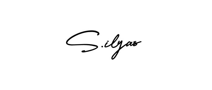 Also You can easily find your signature by using the search form. We will create S.ilyas name handwritten signature images for you free of cost using AmerikaSignatureDemo-Regular sign style. S.ilyas signature style 3 images and pictures png