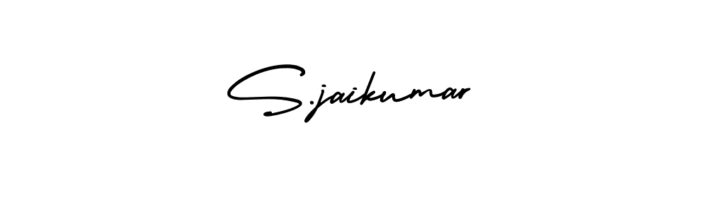 Make a beautiful signature design for name S.jaikumar. With this signature (AmerikaSignatureDemo-Regular) style, you can create a handwritten signature for free. S.jaikumar signature style 3 images and pictures png