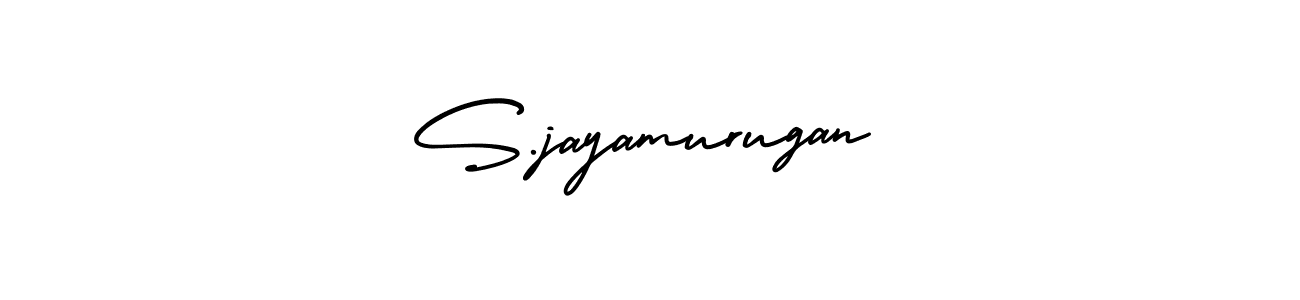How to Draw S.jayamurugan signature style? AmerikaSignatureDemo-Regular is a latest design signature styles for name S.jayamurugan. S.jayamurugan signature style 3 images and pictures png