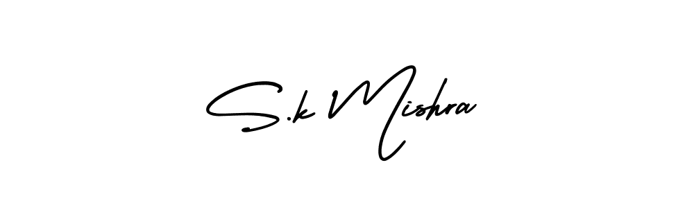 How to Draw S.k Mishra signature style? AmerikaSignatureDemo-Regular is a latest design signature styles for name S.k Mishra. S.k Mishra signature style 3 images and pictures png