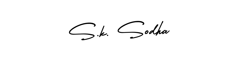 Similarly AmerikaSignatureDemo-Regular is the best handwritten signature design. Signature creator online .You can use it as an online autograph creator for name S.k. Sodha. S.k. Sodha signature style 3 images and pictures png