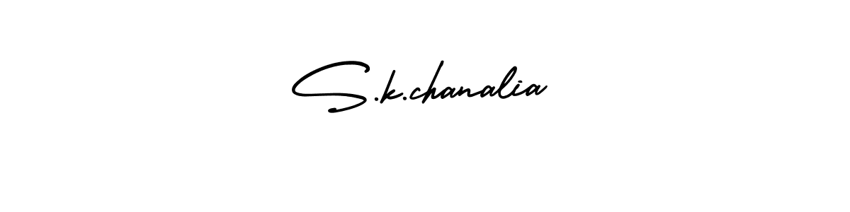 Make a short S.k.chanalia signature style. Manage your documents anywhere anytime using AmerikaSignatureDemo-Regular. Create and add eSignatures, submit forms, share and send files easily. S.k.chanalia signature style 3 images and pictures png