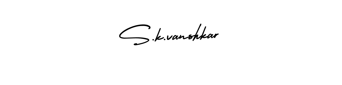 Best and Professional Signature Style for S.k.vanshkar. AmerikaSignatureDemo-Regular Best Signature Style Collection. S.k.vanshkar signature style 3 images and pictures png