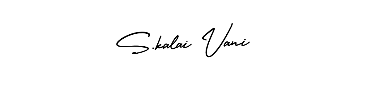 Make a beautiful signature design for name S.kalai Vani. Use this online signature maker to create a handwritten signature for free. S.kalai Vani signature style 3 images and pictures png