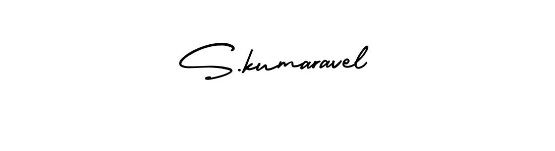 Create a beautiful signature design for name S.kumaravel. With this signature (AmerikaSignatureDemo-Regular) fonts, you can make a handwritten signature for free. S.kumaravel signature style 3 images and pictures png