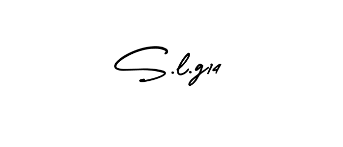 Create a beautiful signature design for name S.l.g14. With this signature (AmerikaSignatureDemo-Regular) fonts, you can make a handwritten signature for free. S.l.g14 signature style 3 images and pictures png