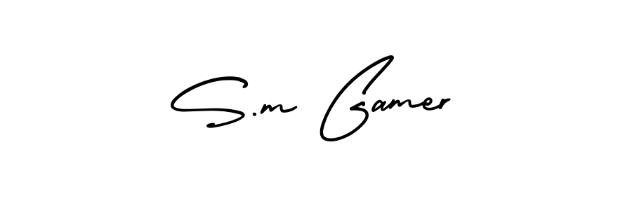 Once you've used our free online signature maker to create your best signature AmerikaSignatureDemo-Regular style, it's time to enjoy all of the benefits that S.m Gamer name signing documents. S.m Gamer signature style 3 images and pictures png