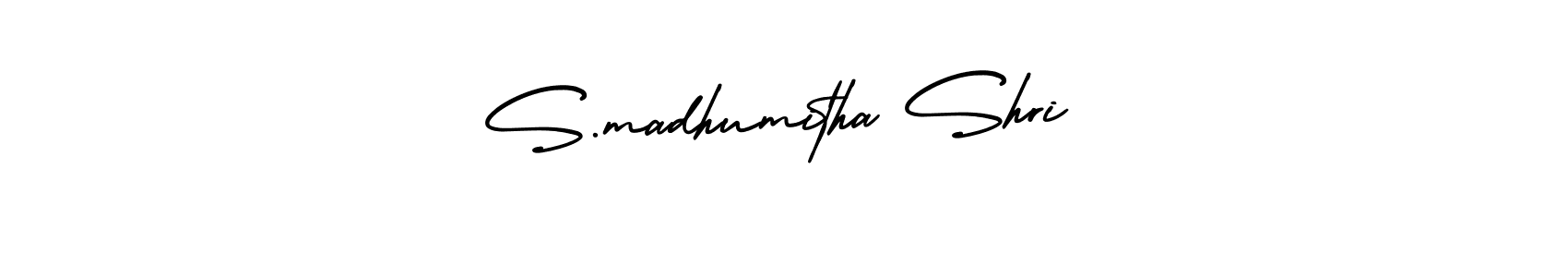 Make a beautiful signature design for name S.madhumitha Shri. Use this online signature maker to create a handwritten signature for free. S.madhumitha Shri signature style 3 images and pictures png