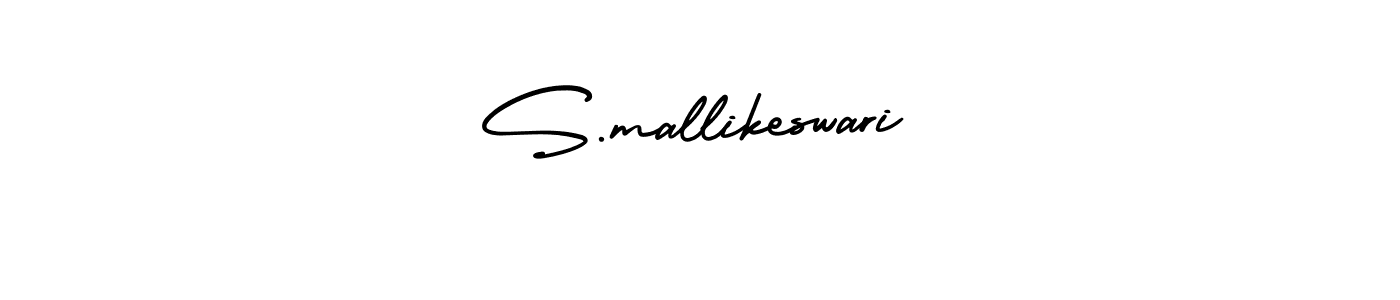 Make a beautiful signature design for name S.mallikeswari. Use this online signature maker to create a handwritten signature for free. S.mallikeswari signature style 3 images and pictures png