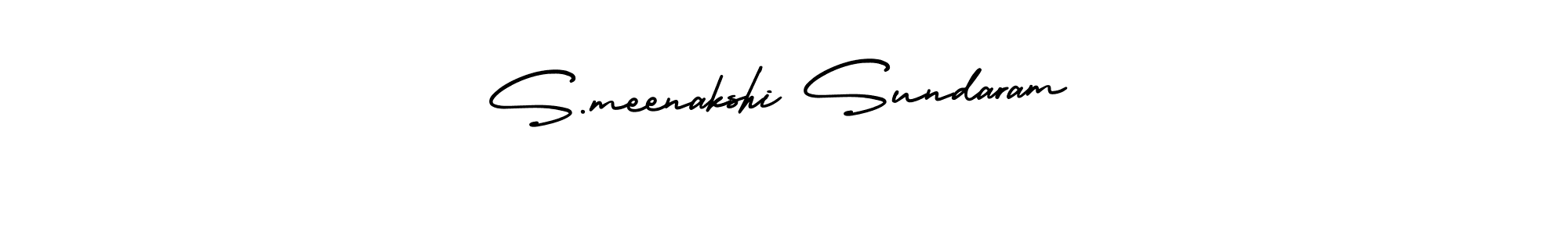 How to Draw S.meenakshi Sundaram signature style? AmerikaSignatureDemo-Regular is a latest design signature styles for name S.meenakshi Sundaram. S.meenakshi Sundaram signature style 3 images and pictures png