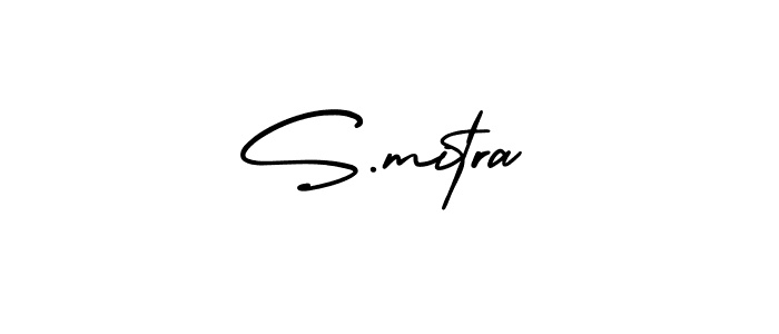 S.mitra stylish signature style. Best Handwritten Sign (AmerikaSignatureDemo-Regular) for my name. Handwritten Signature Collection Ideas for my name S.mitra. S.mitra signature style 3 images and pictures png