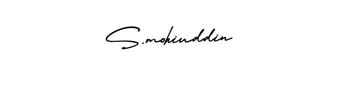 It looks lik you need a new signature style for name S.mohiuddin. Design unique handwritten (AmerikaSignatureDemo-Regular) signature with our free signature maker in just a few clicks. S.mohiuddin signature style 3 images and pictures png
