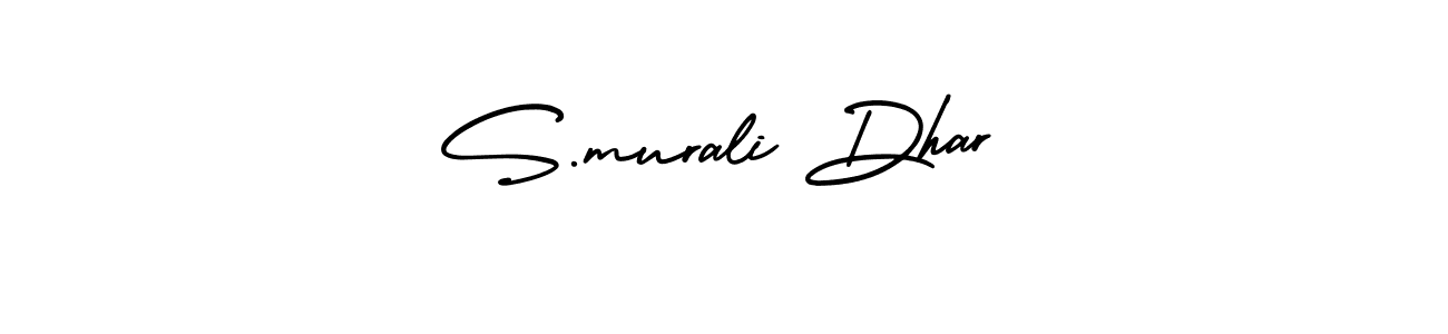 How to Draw S.murali Dhar signature style? AmerikaSignatureDemo-Regular is a latest design signature styles for name S.murali Dhar. S.murali Dhar signature style 3 images and pictures png