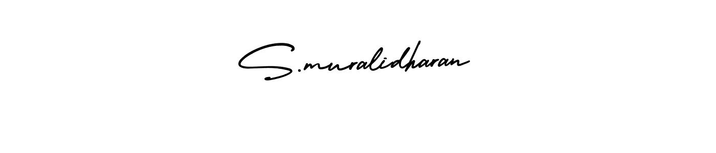 How to Draw S.muralidharan signature style? AmerikaSignatureDemo-Regular is a latest design signature styles for name S.muralidharan. S.muralidharan signature style 3 images and pictures png