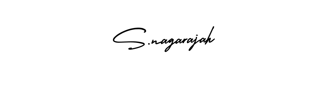 You should practise on your own different ways (AmerikaSignatureDemo-Regular) to write your name (S.nagarajah) in signature. don't let someone else do it for you. S.nagarajah signature style 3 images and pictures png