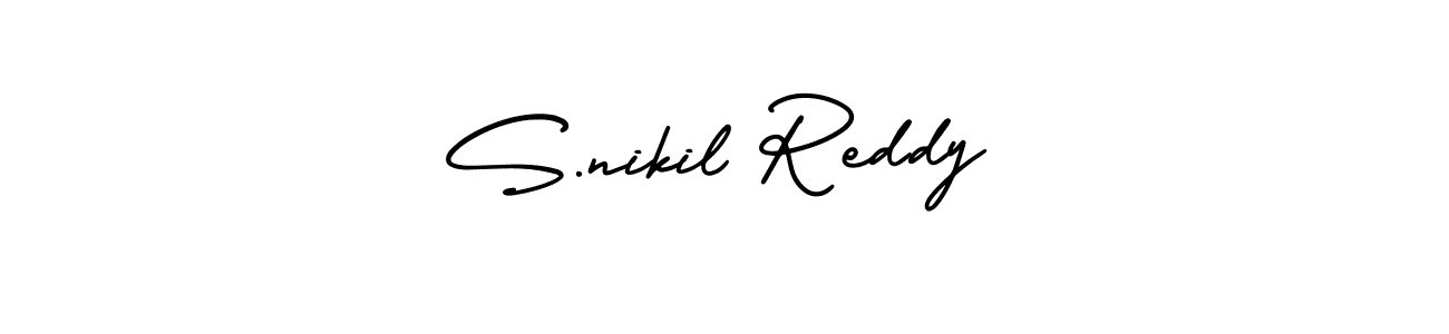 Once you've used our free online signature maker to create your best signature AmerikaSignatureDemo-Regular style, it's time to enjoy all of the benefits that S.nikil Reddy name signing documents. S.nikil Reddy signature style 3 images and pictures png