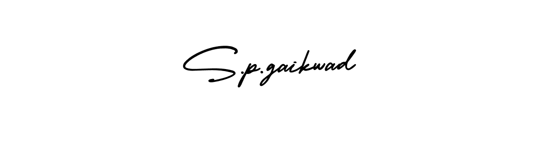 if you are searching for the best signature style for your name S.p.gaikwad. so please give up your signature search. here we have designed multiple signature styles  using AmerikaSignatureDemo-Regular. S.p.gaikwad signature style 3 images and pictures png