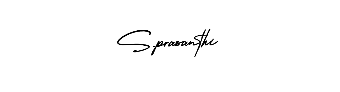 if you are searching for the best signature style for your name S.prasanthi. so please give up your signature search. here we have designed multiple signature styles  using AmerikaSignatureDemo-Regular. S.prasanthi signature style 3 images and pictures png