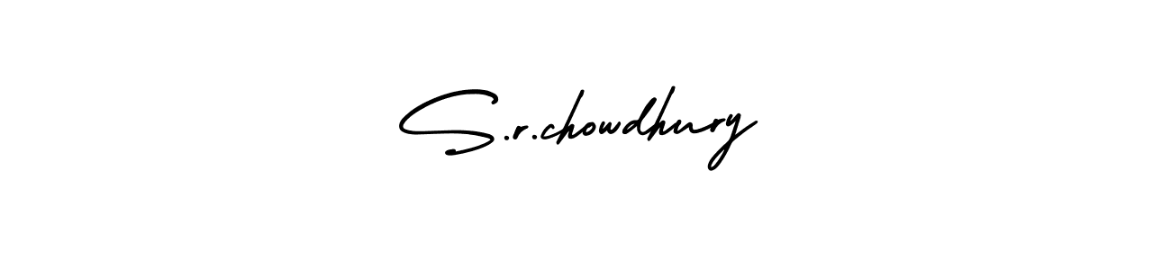 How to Draw S.r.chowdhury signature style? AmerikaSignatureDemo-Regular is a latest design signature styles for name S.r.chowdhury. S.r.chowdhury signature style 3 images and pictures png