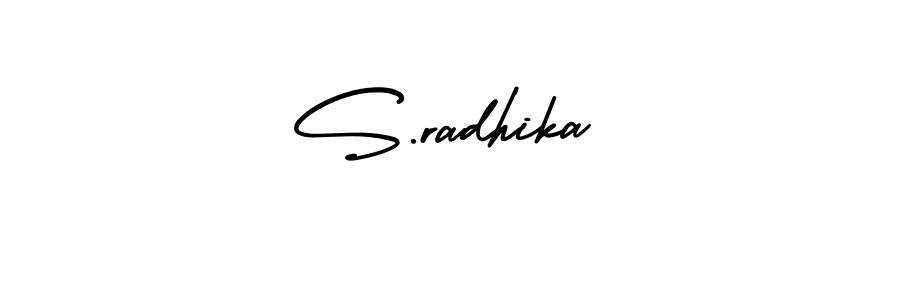 How to Draw S.radhika signature style? AmerikaSignatureDemo-Regular is a latest design signature styles for name S.radhika. S.radhika signature style 3 images and pictures png