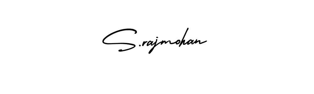 Use a signature maker to create a handwritten signature online. With this signature software, you can design (AmerikaSignatureDemo-Regular) your own signature for name S.rajmohan. S.rajmohan signature style 3 images and pictures png