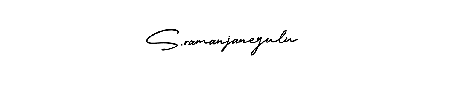 S.ramanjaneyulu stylish signature style. Best Handwritten Sign (AmerikaSignatureDemo-Regular) for my name. Handwritten Signature Collection Ideas for my name S.ramanjaneyulu. S.ramanjaneyulu signature style 3 images and pictures png