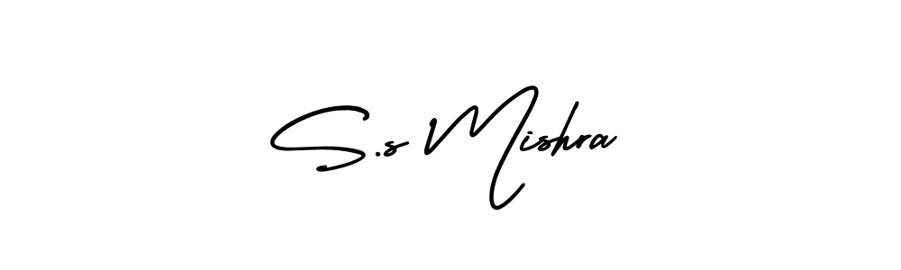 Create a beautiful signature design for name S.s Mishra. With this signature (AmerikaSignatureDemo-Regular) fonts, you can make a handwritten signature for free. S.s Mishra signature style 3 images and pictures png