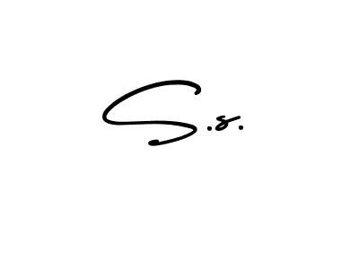 Create a beautiful signature design for name S.s.. With this signature (AmerikaSignatureDemo-Regular) fonts, you can make a handwritten signature for free. S.s. signature style 3 images and pictures png