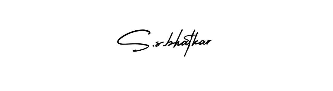 AmerikaSignatureDemo-Regular is a professional signature style that is perfect for those who want to add a touch of class to their signature. It is also a great choice for those who want to make their signature more unique. Get S.s.bhatkar name to fancy signature for free. S.s.bhatkar signature style 3 images and pictures png