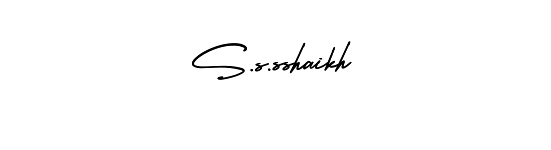 Also You can easily find your signature by using the search form. We will create S.s.sshaikh name handwritten signature images for you free of cost using AmerikaSignatureDemo-Regular sign style. S.s.sshaikh signature style 3 images and pictures png