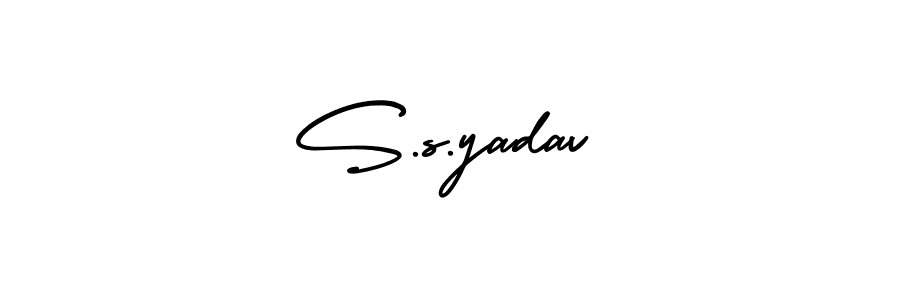 This is the best signature style for the S.s.yadav name. Also you like these signature font (AmerikaSignatureDemo-Regular). Mix name signature. S.s.yadav signature style 3 images and pictures png