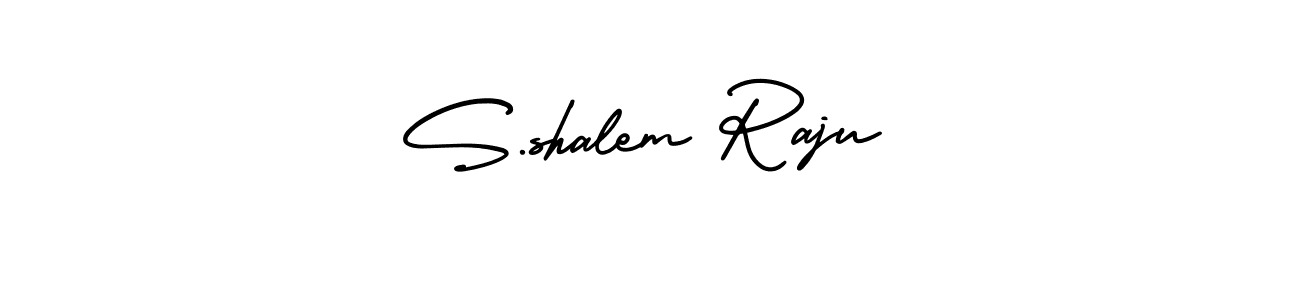 Make a beautiful signature design for name S.shalem Raju. Use this online signature maker to create a handwritten signature for free. S.shalem Raju signature style 3 images and pictures png