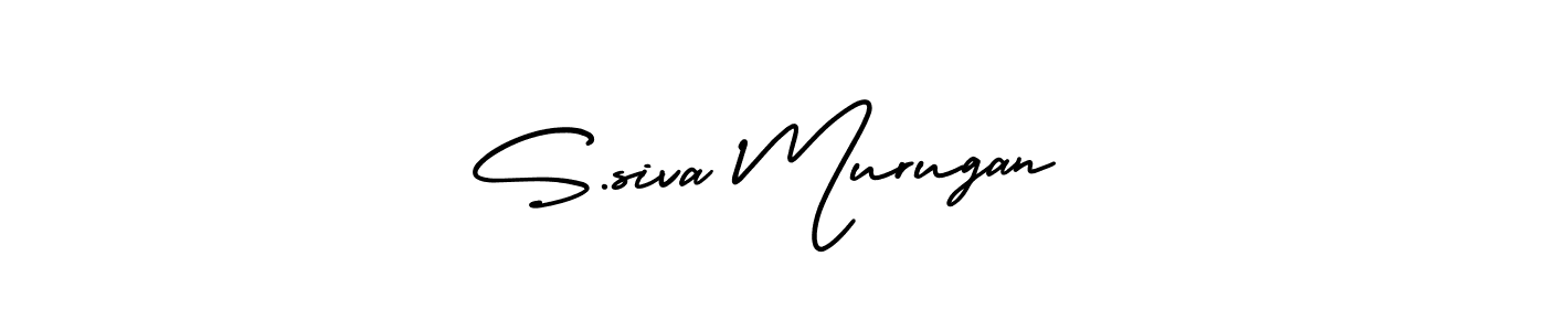 Design your own signature with our free online signature maker. With this signature software, you can create a handwritten (AmerikaSignatureDemo-Regular) signature for name S.siva Murugan. S.siva Murugan signature style 3 images and pictures png