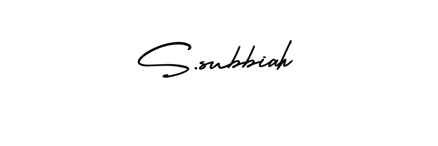 This is the best signature style for the S.subbiah name. Also you like these signature font (AmerikaSignatureDemo-Regular). Mix name signature. S.subbiah signature style 3 images and pictures png