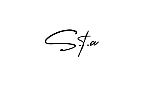 Once you've used our free online signature maker to create your best signature AmerikaSignatureDemo-Regular style, it's time to enjoy all of the benefits that S.t.a name signing documents. S.t.a signature style 3 images and pictures png