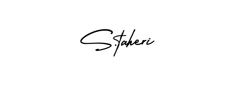 Once you've used our free online signature maker to create your best signature AmerikaSignatureDemo-Regular style, it's time to enjoy all of the benefits that S.taheri name signing documents. S.taheri signature style 3 images and pictures png